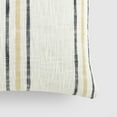 thumbnail image 2 of Noble Linens Yarn-Dyed Cotton Decor Throw Pillow in Framed Stripe Pattern, 2 of 8
