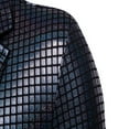 thumbnail image 5 of Men's Shiny Suits Disco Sequin Blazer and Pants 2 Piece Sets for Party Prom Slim Fit Single Breasted Tuxedo Blazer Sets, 5 of 8