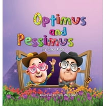 Preschool (Picture) Kids Books Book Optimus and Pessimus: Children's books about emotions, Book 1, (Hardcover)