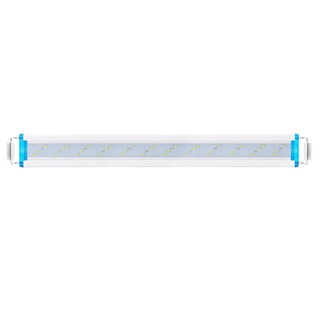 Irfora Luz LED para acuario 38 cm / 14,96 pulgadas Luz para pecera de 5,12 pulgadas Soportes extensibles LED azules blancos para tanques plantados de agua dulce Irfora Luz LED