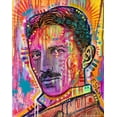 thumbnail image 4 of Dean Russo Collection 12x14 Black Modern Wood Framed Wall Art Titled - Tesla, 4 of 6
