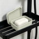 thumbnail image 1 of Jabonera de Silicona con Tapa, Autodrenante, para Baño y Cocina - Recipiente Antideslizante para Jabón En Barra con Tapa, Estuche de Viaje de Secado Rápido para Ducha, Camping y Caravana - 1 Unidad, 1 of 6
