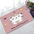 thumbnail image 1 of ABPHQTO Linda princesa gato felpudo entrada alfombra área alfombra piso decoración del hogar 40x60 cm, 1 of 1