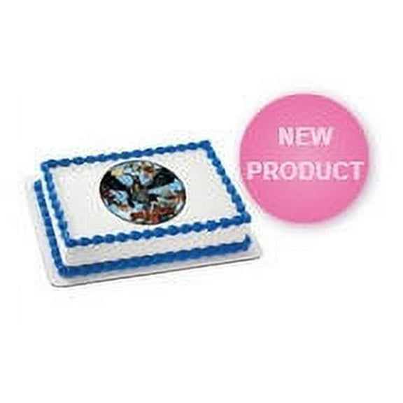 High Flying Dragons Edible Frosting Photos Cake Topper