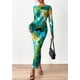 thumbnail image 3 of Vestido Maxi Floral de Manga Larga para Mujer PRETTYGARDEN Talla S, 3 of 8