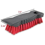Libman High Power Scrub Brush 7.5-inch Long Red Fibers and Black Handle