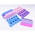 thumbnail image 1 of 12 Pares Separadores de Dedos de Espuma Suave de Dos Tonos Espaciadores de Dedos Excelentes Almohadillas para Dedos para Esmalte de Uñas Manicura Pedicura Incluye 9 Piezas Mini Lima Pulidora de Uñas d, 1 of 5