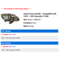 thumbnail image 2 of Interior Door Handle - Compatible with 1995 - 1999 Chevy K1500 Suburban 1996 1997 1998, 2 of 2