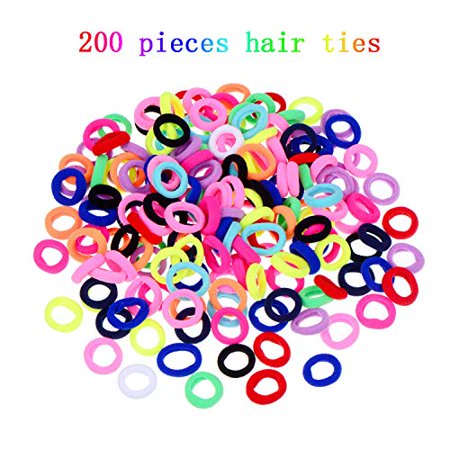 0 Pieces Mini Bandeaux Fille Elastiques A Cheveux Elastiques Pour Bebe Minuscules Bandes En Caoutchouc Souple Pour Bebe Enfants Couleurs Assorties Walmart Canada