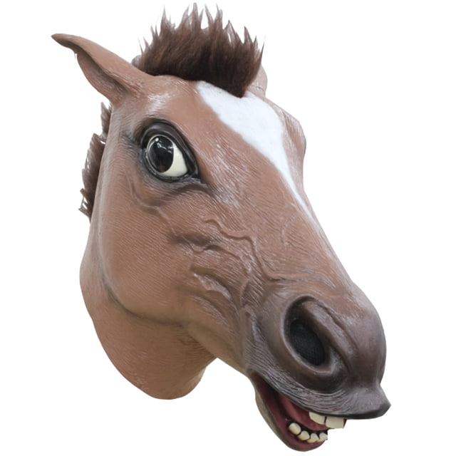 Horse Brown Mask Ghoulish Máscara
