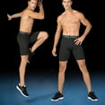 thumbnail image 2 of Lot de 3 shorts de compression Athlétiques pour Hommes avec Poches, 2 of 8