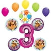 Spirit Party Supplies 3rd Birthday Riding Free 11 pc Balloon Bouquet Decorations
