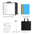 thumbnail image 5 of Caja De Luz Led Regulable Para Fotografías De 40x40cm  negro/blanco, 5 of 5