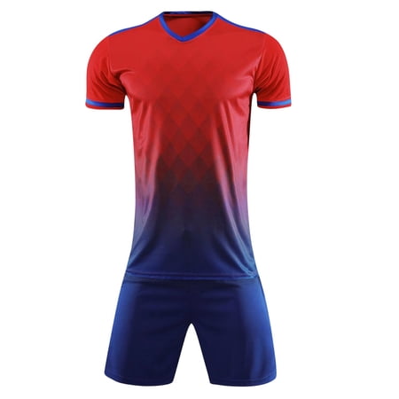 Shinyii Little Boys Athletic Tracksuit Breathable Quick-Dry Short Sleeve Tee Shorts Set