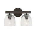 thumbnail image 4 of 2 Light Bath Vanity In Farmhouse Style-9.5 Inches Tall And 15.5 Inches Wide Capital Lighting 147621Ck-536, 4 of 6