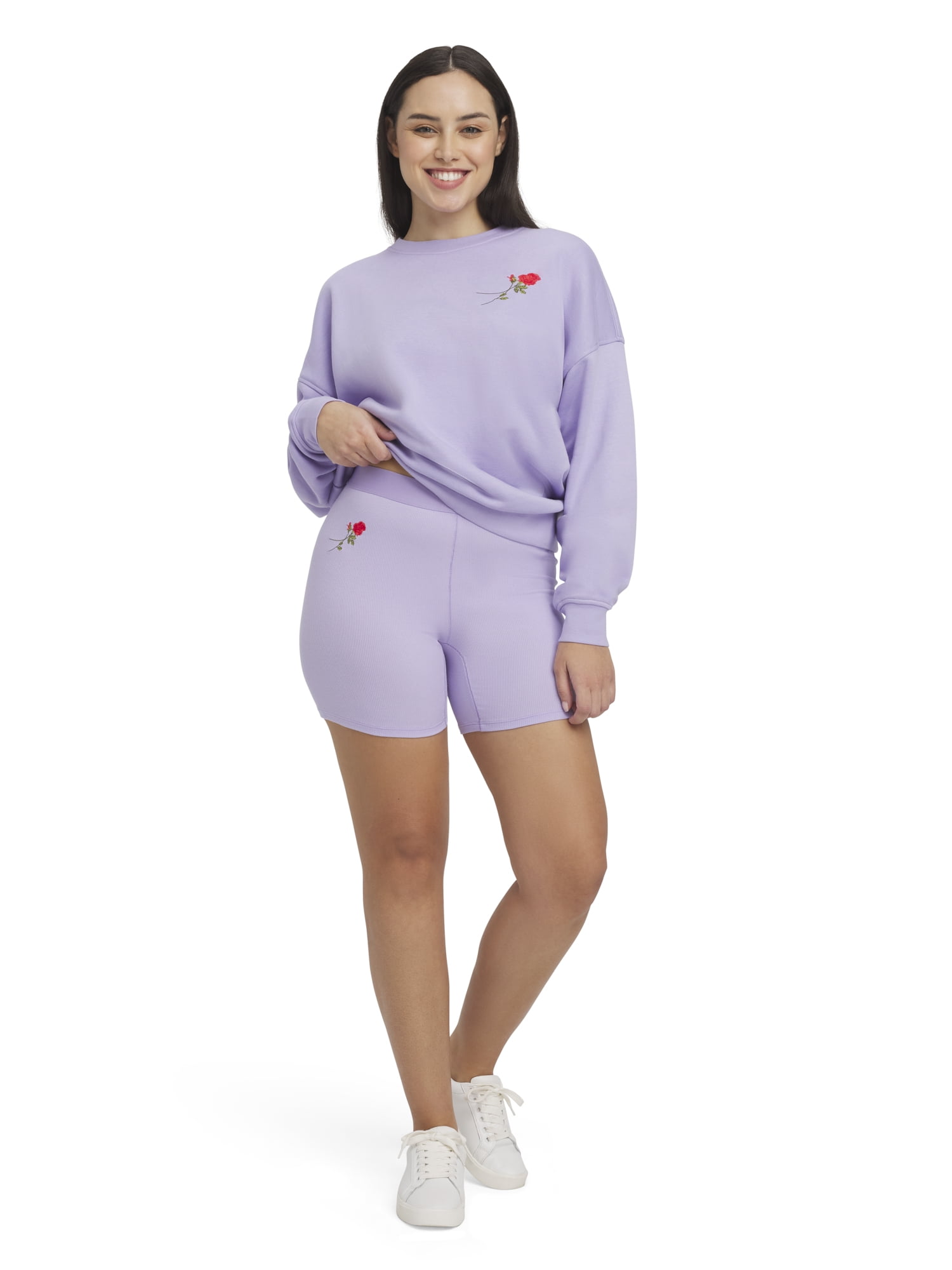 Mills by Millie Bobby Brown Women's Embroidery Bike Short, Sizes XXS-XXL