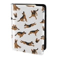 thumbnail image 2 of Pofeuu German Shepherd Dog Print Travel Document Organizer Passport Holder Men Women for Family (6.5 in x 4.5 in),Wallet Holder Credit Card Clutch Bag Case, 2 of 5