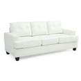 thumbnail image 5 of Glory Furniture Sandridge Faux Leather Sofa in White, 5 of 6