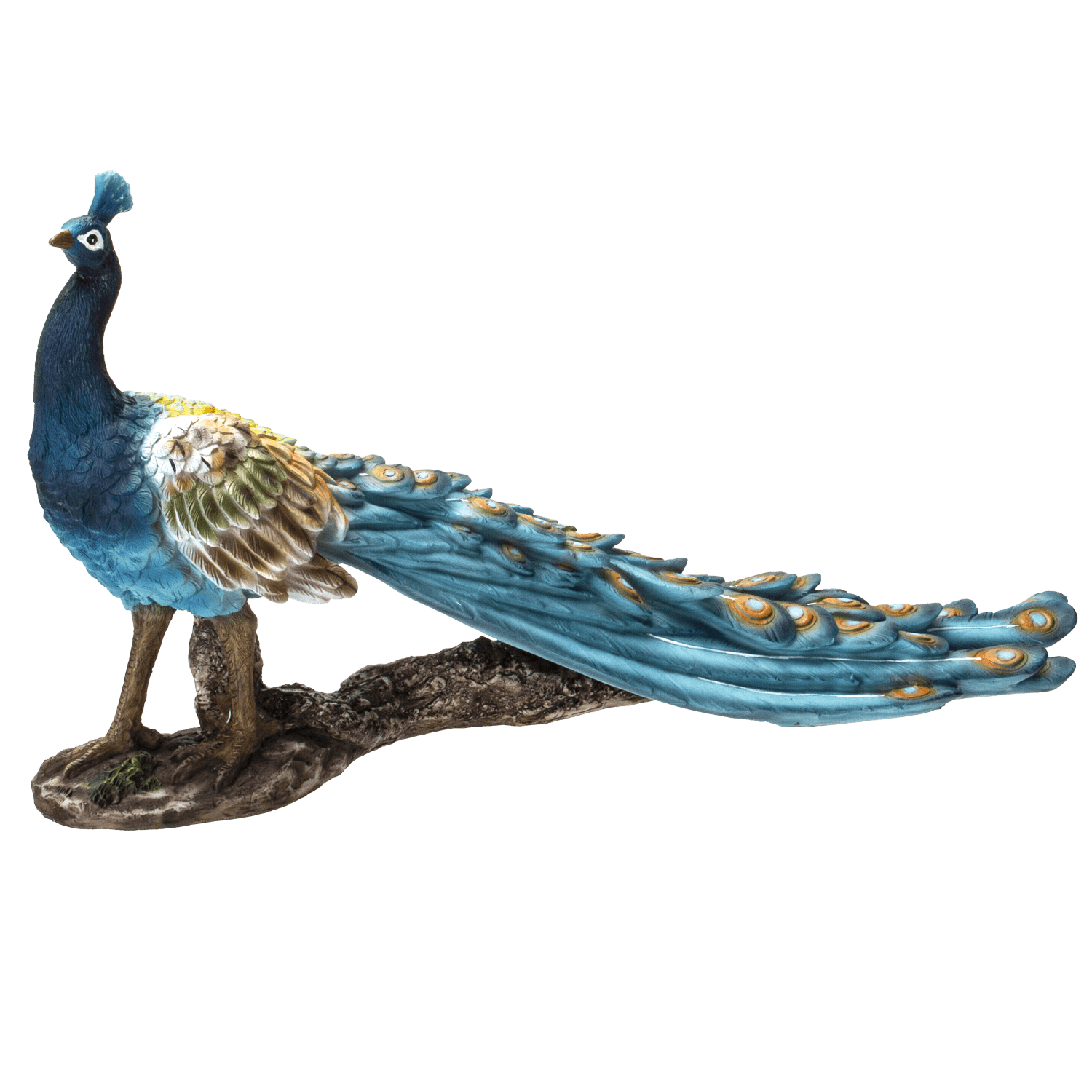 Realistic Animal Beautiful Peacock Home Decor Resin Figurine