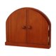 thumbnail image 2 of Cubierta de salida de puerta de madera, decoración de pared, decoración del hogar, a prueba de polvo, cubierta hecha de Rojo marrón, 2 of 8