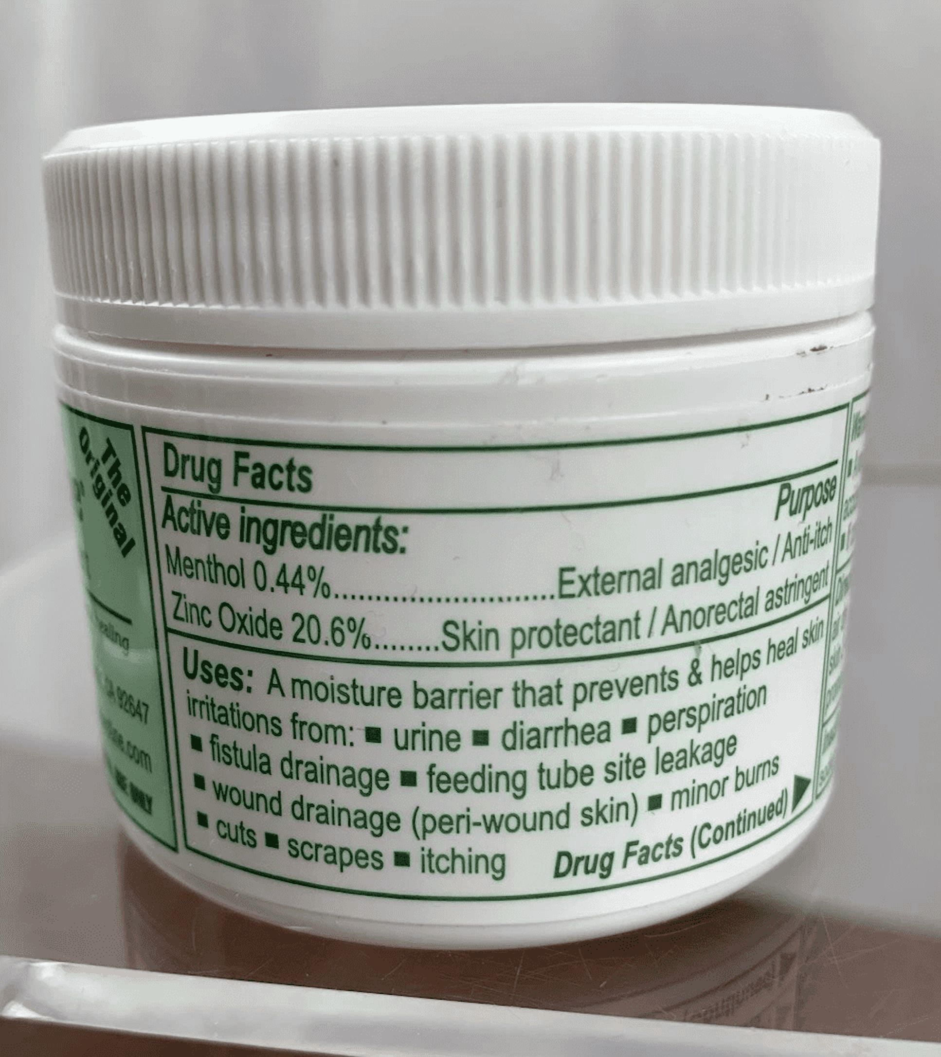 Calmoseptine Diaper Rash Ointment Jar 2.5 Oz 4 Ct | Multipurpose Bacitracin Antibiotic Ointment | Butt Cream | Zinc Oxide Ointment | Rash Cream for Adults | Healing Ointment Itchy Relief