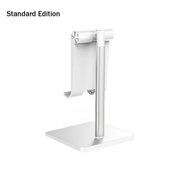 fashionhome Mobile phone Stand Flexible Smartphone Mount Adjustable Non-slip Cellphone Bracket ABS Phone Holder, White, k7