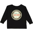thumbnail image 3 of Inktastic Archer Premium Vintage Boys or Girls Long Sleeve Toddler T-Shirt, 3 of 5