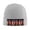 Gray, variant on America Puerto-Rico-Flag Winter Beanie Hats for Men Women Warm Cozy Knitted Cuffed Skull Cap Navy Blue