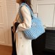 thumbnail image 1 of Bolso de hombro para niñas, bolso de mano con cremallera, bolso cruzado, bolso (azul claro), 1 of 8