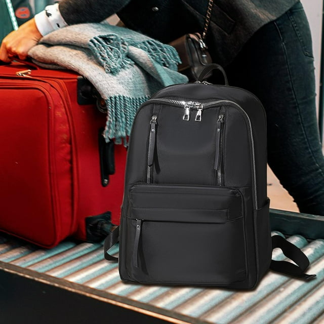 Bolso informal shamjiam soporte para mochila hombres actividades diarias acampar actividades al aire libre negocios Negro