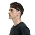 thumbnail image 2 of Balery Wonderful Time Christmas Sports Headbands for Men,Moisture Wicking Workout Headband, Sweatband Headbands for Running,Cycling,Football, 2 of 9
