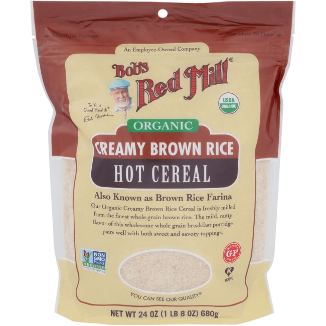 Bob's Red Mill Organic Creamy Brown Rice Hot Cereal 24 oz Pkg Walmart
