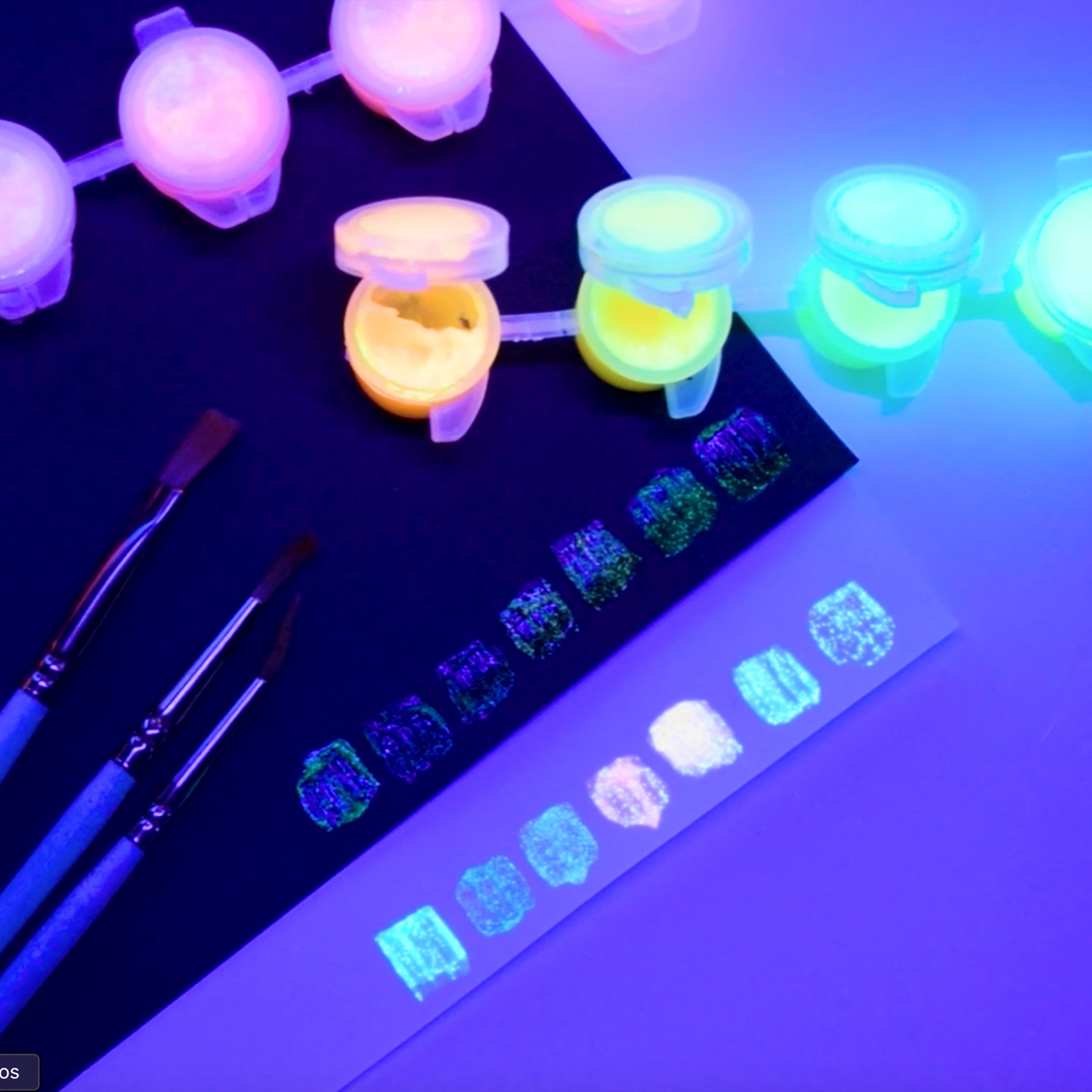 Art 101 Glow and Neon Drawing and Painting Art Set for Children and Adults, 61 Pieces, Multifunctional Set