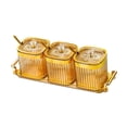 thumbnail image 1 of Tarro de condimentos para almacenamiento de cocina perfecl con tapas y cucharas organizador de especias, 1 of 8