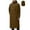 #Brown, variant on DPTALR George Men's Windproof and Waterproof Hooded Jacket,Extended-Length,Long Sleeved,Gray,Big and Tall Men XXXL