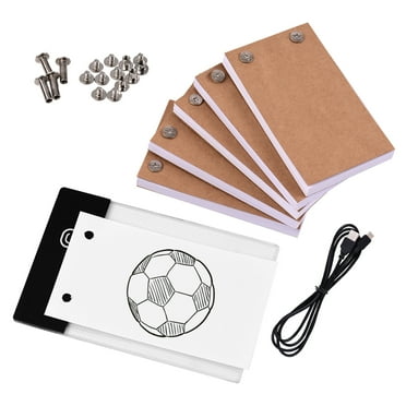 Versatile Flip Book Kit with Light Pad LED Light Box Tablet for Drawing Tracing Cartoon Creation