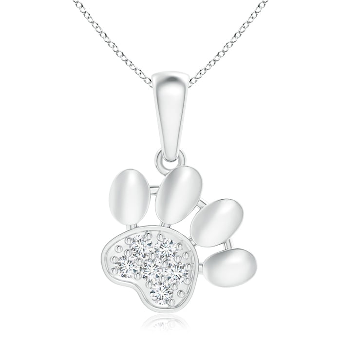 0.08 CTTW With 16 Rope Chain Bar Style Pendant In 10k Rose And White Gold With Diamonds