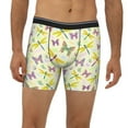 thumbnail image 2 of Men'S Boxer Briefs, Brightly Colored Dragonfly Butterfly Soft And Breathable Mens Underwear Boxer Briefs With Widen Waist, 2 of 2