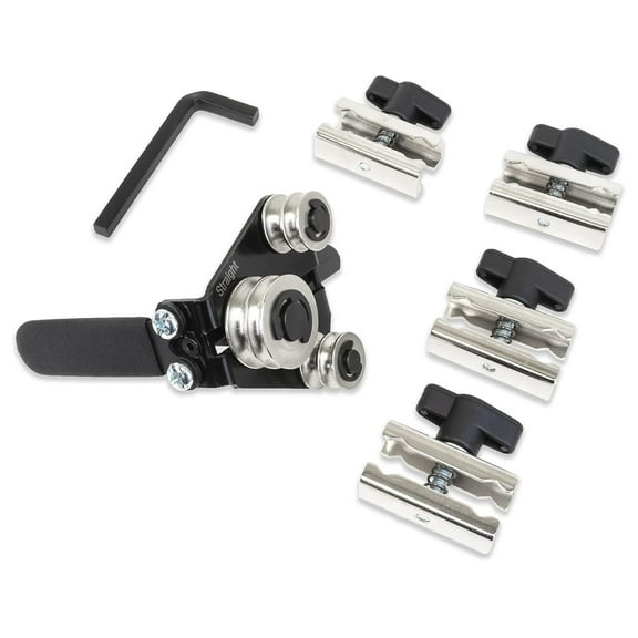 Brake Line Tubing Bender 3/16, 1/4 inch with 4 Duplicating Tube Clamps