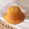 thumbnail image 3 of SYNPOS Bucket Hat for Toddler Girls Boys Wide Brim Summer Sun Hat Cotton Funny Printing for Kids 1-4 Years, 3 of 11