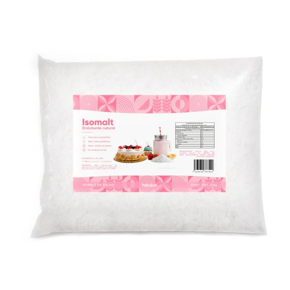 Isomalt Natulce 2 kg Sustituto De Azúcar En Polvo Ideal Para Repostería