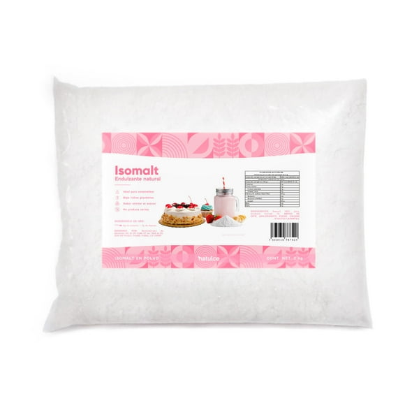 Isomalt Natulce 2 kg Sustituto De Azúcar En Polvo Ideal Para Repostería