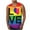 Multicolor-C, variant on Penkiiy 3D Tank Tops for Men Colorful Sleeveless Print T Shirt Rainbow Beach Gym Vest Tee S Multicolor