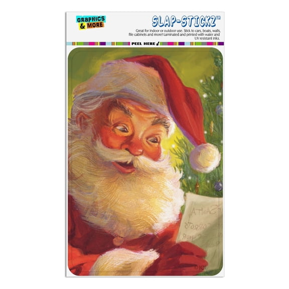 Christmas Holiday Note Left for Santa Home Business Office Sign