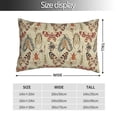 thumbnail image 2 of Yiaed Watercolor Insects Print Brushed Microfiber Envelope Pillowcases, Standard,Envelope Closure Pillow Cases(No pillow core)-20"x30", 2 of 6
