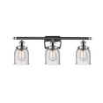 thumbnail image 1 of Innovations 916-3W-PC-G54-LED Small Bell 3 Light Bath Vanity Light part of the Ballston Collection, Polished Chrome, 1 of 1