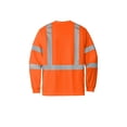 thumbnail image 4 of CornerStone ANSI 107 Class 3 Mesh Long Sleeve Tee | Reflective Work Shirt for Men & Women, High Visibility Clothing for Construction, 4 of 4