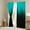 Black Teal, variant on Black and Purple Curtains Abstract Ombre Bedroom Curtains, Modern Gradient Window Treatments Room Decor