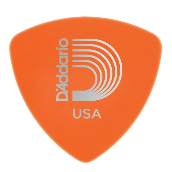 25 Planet Waves Guitar Picks Duralin Orange .62mm Wedge Planet Waves 2DOR2-25