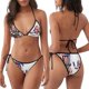 thumbnail image 3 of Balery Patriotic Skull Art Pijama Estampado Bikini de Dos Piezas para Mujer - Conjunto de Bikini Ajustable Sexy y Cómodo para Playa, 3 of 6